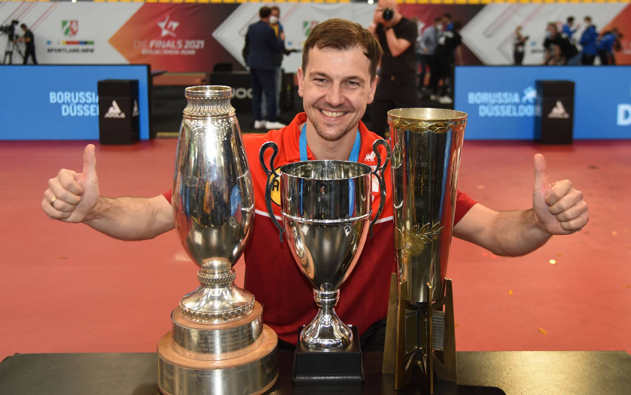  Hat schon viele Pokale in seinem Leben gewonnen: Tischtennis-Ass Timo Boll. 