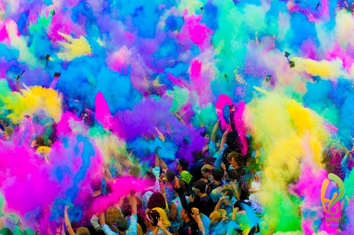 Das Holi Festival of Colours in Neuss