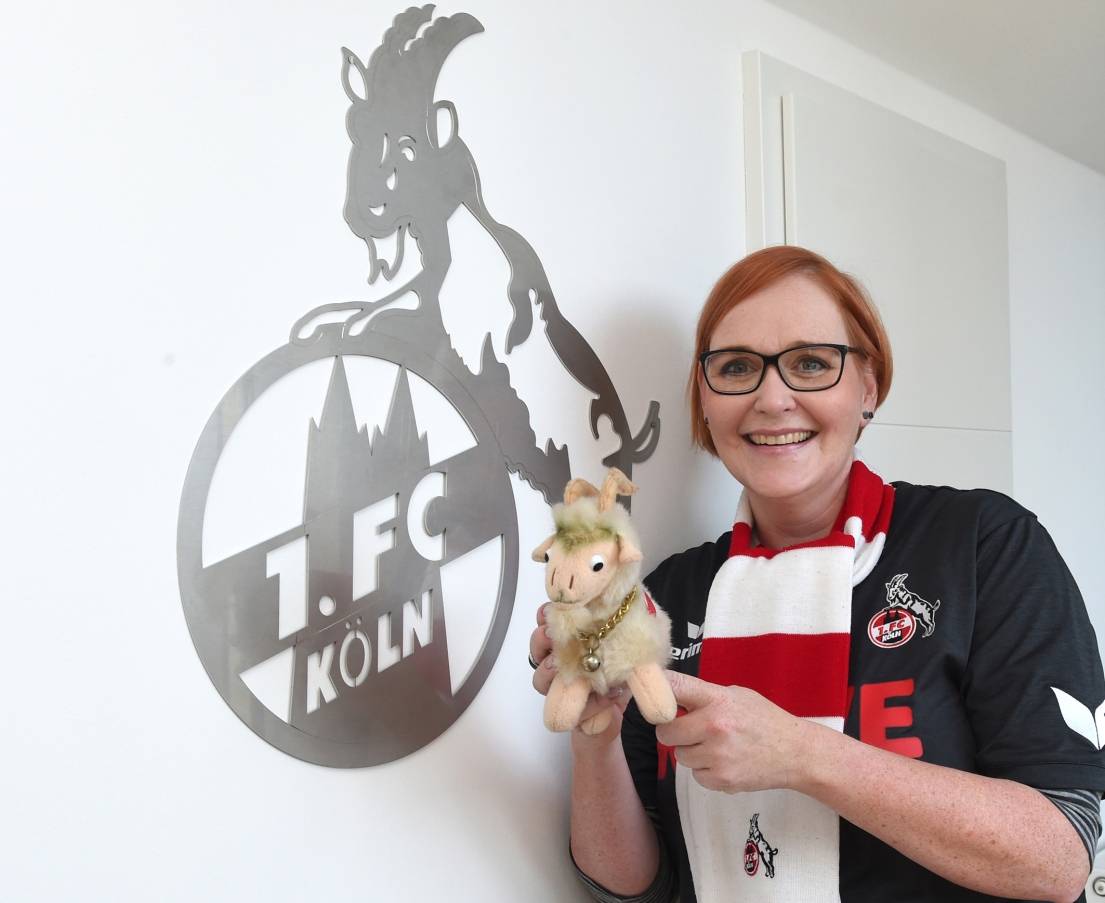 Geißbocktreue: Sandra Köhler ist FC-Fan