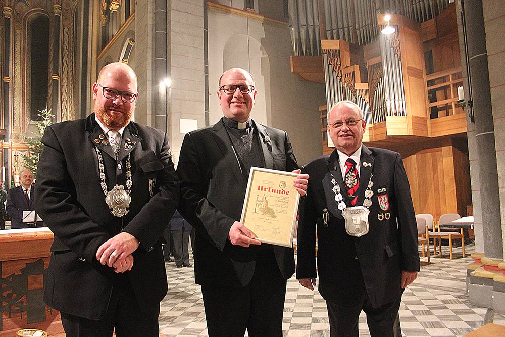 Monsignore Oliver Boss stolz auf Präses-Amt der Gerresheimer Schützen