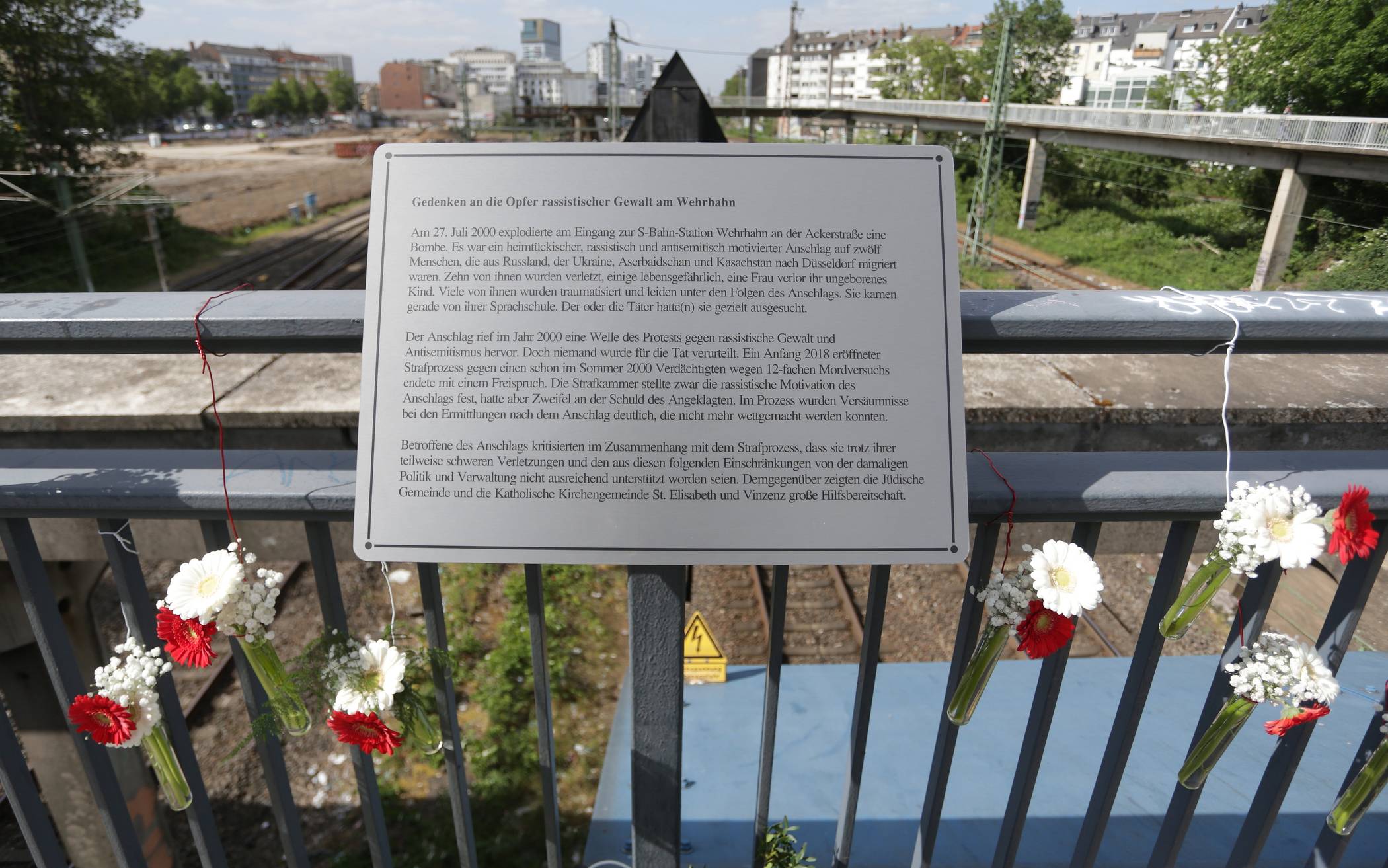 Erinnerung an die Opfer des „Wehrhahn-Anschlags“