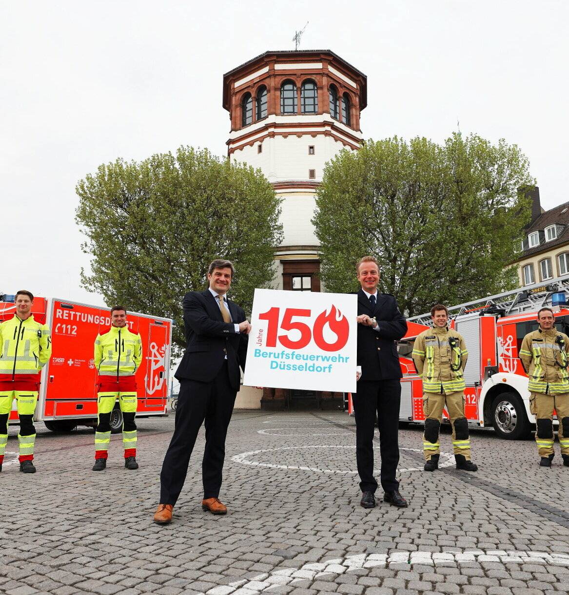 150 Jahre Brand-Profis in Düsseldorf -