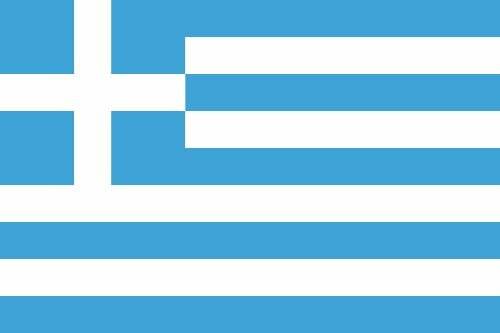 Die griechische Flagge. Foto: Archiv