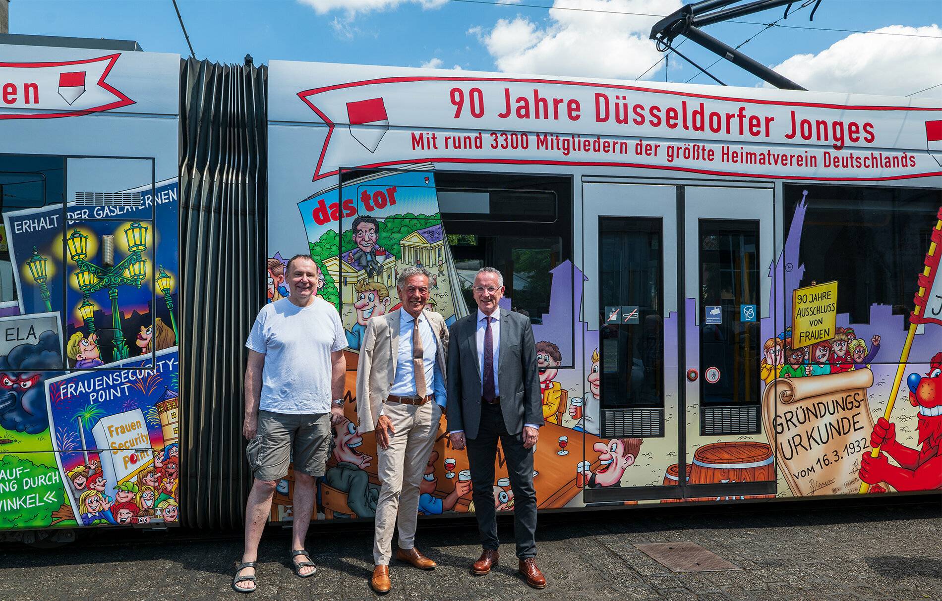 Brachten gemeinsam die Jonges-Bahn auf die