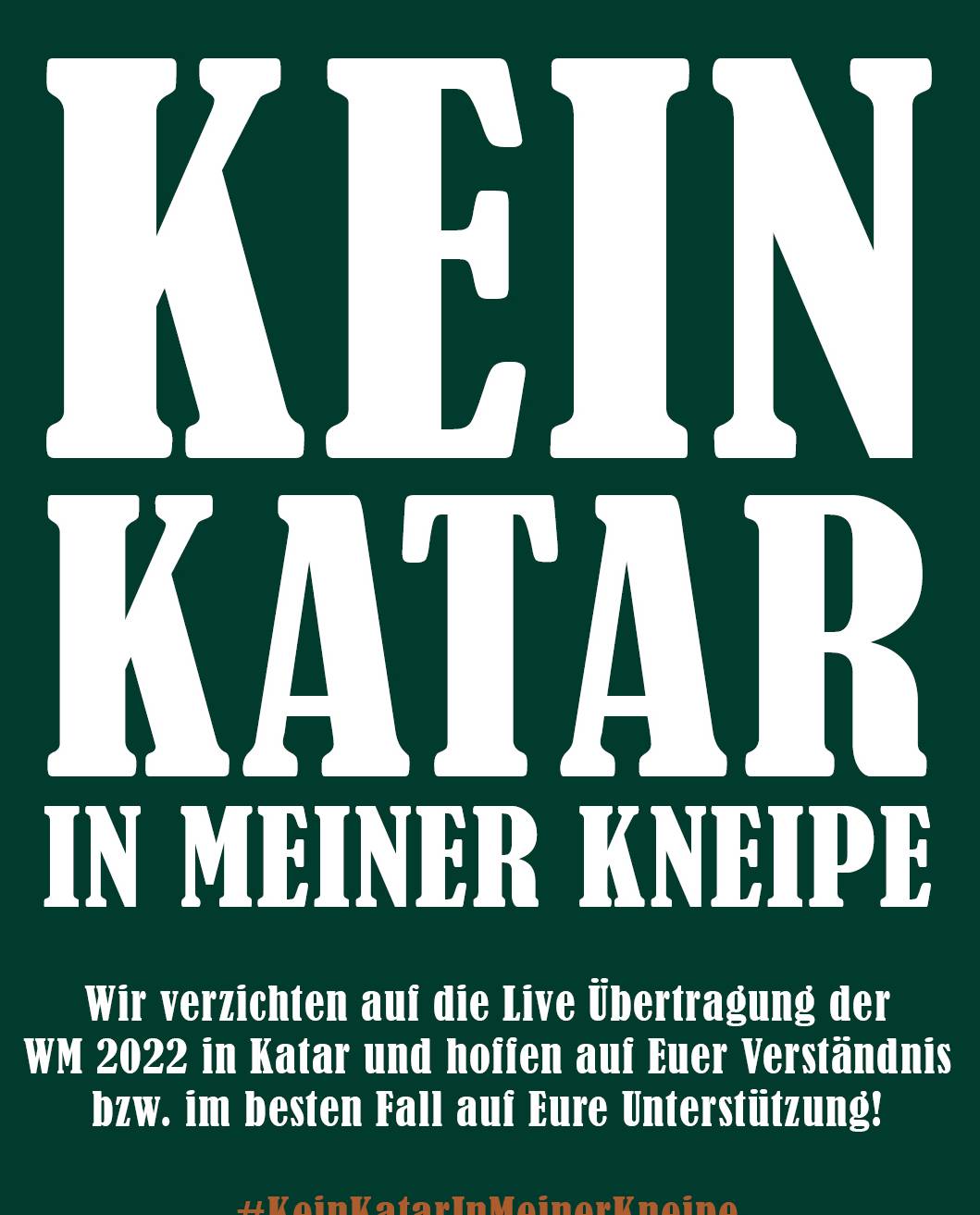  Boykott-Signet aus dem Retematäng - „Ich bin keine Politikerin, sondern Gastronomin“.   