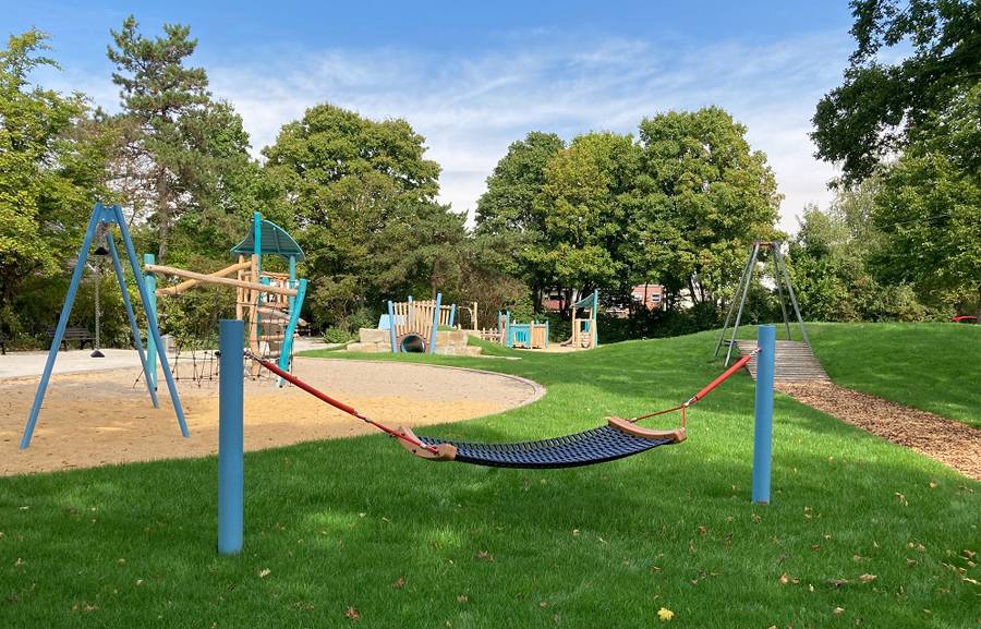 Hassels: Spielplatz Am Rethert modernisiert