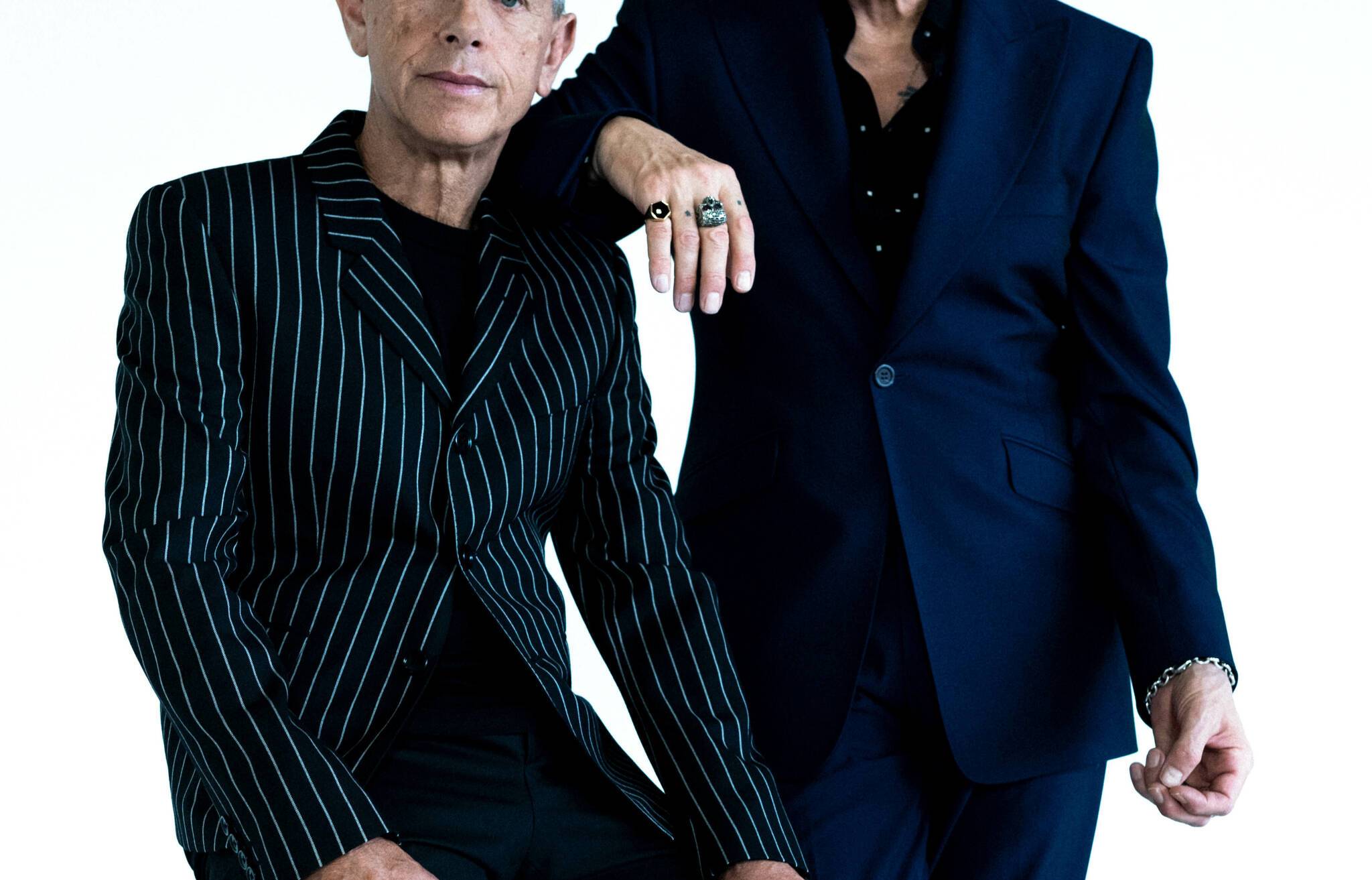 Martin Gore (l.) und Dave Gahan von Depeche Mode