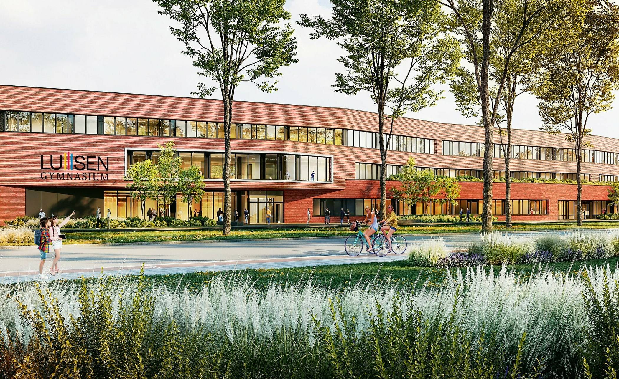 Das Luisen-Gymnasium erhält ein neues Gebäude