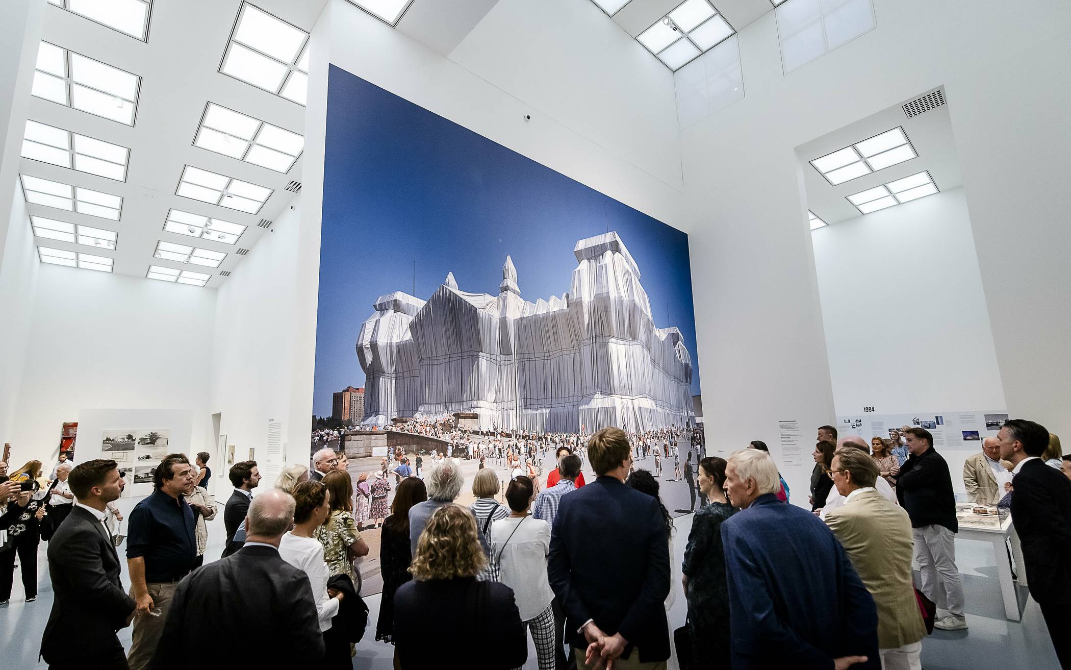  Auch die Christo-Ausstellung trug zum starken Besucherergebnis trotz Teil-Schließung im Kunstpalast bei. 