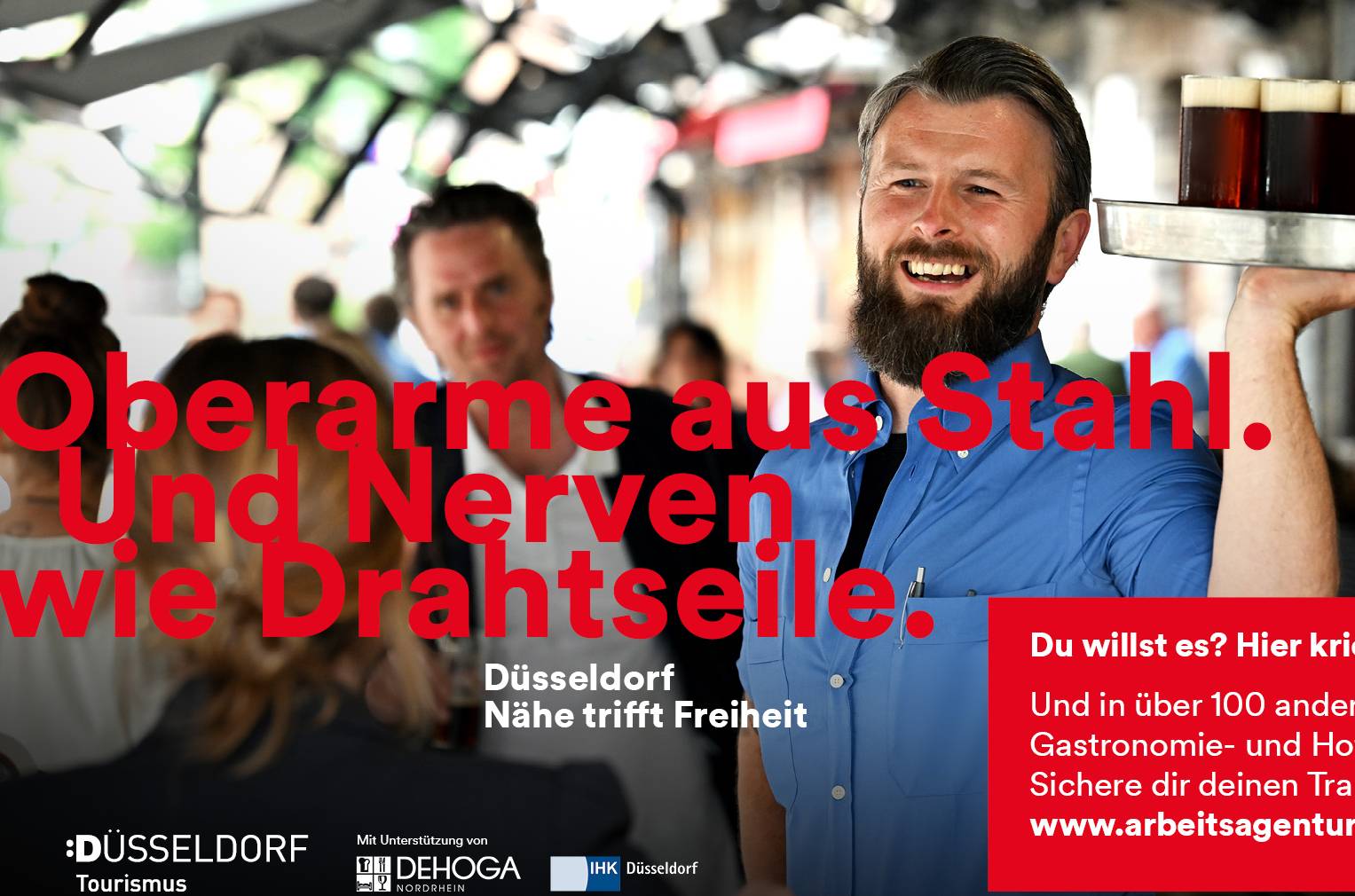  Motive (siehe auch unten) der Kampagne - „Authentische Menschen“. 