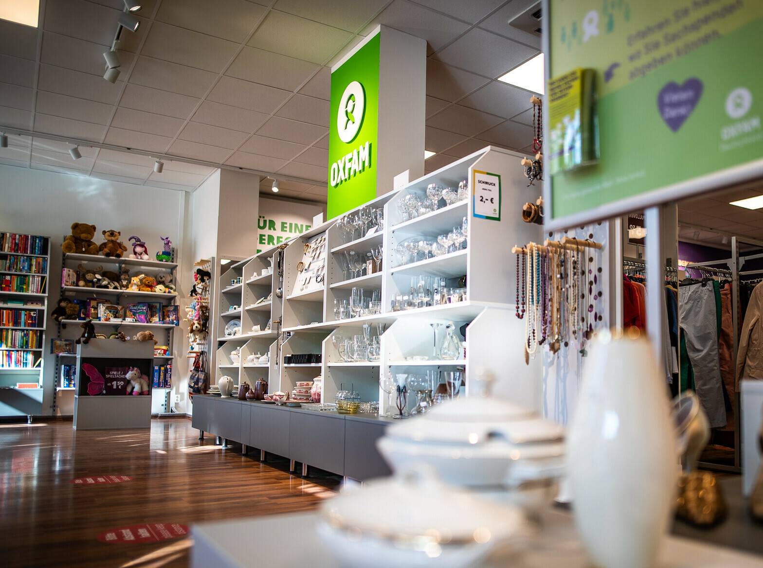 Sachspenden-Shop Oxfam sucht Verstärkung
