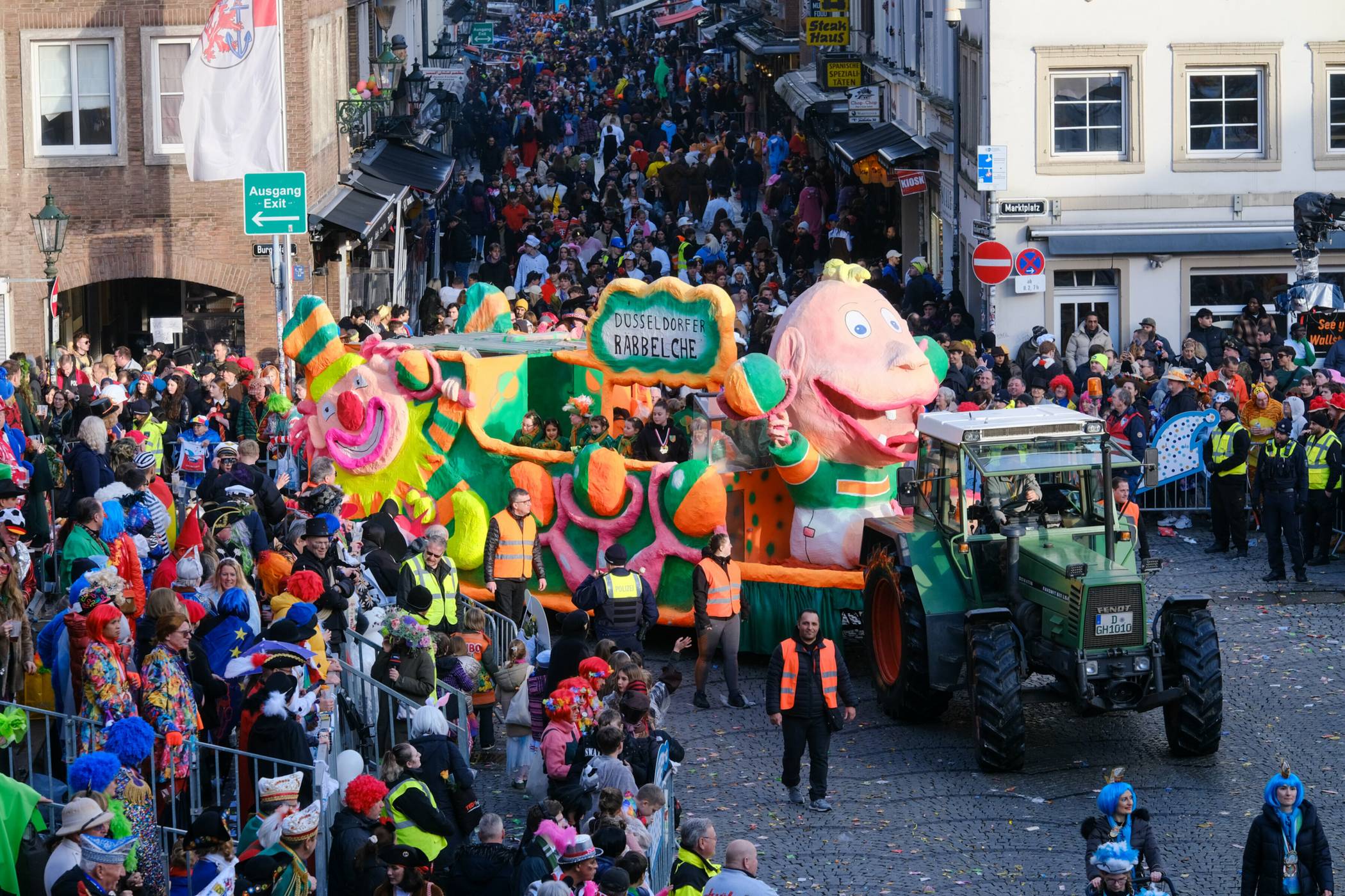 Wagen der Düsseldorfer Räbbelche