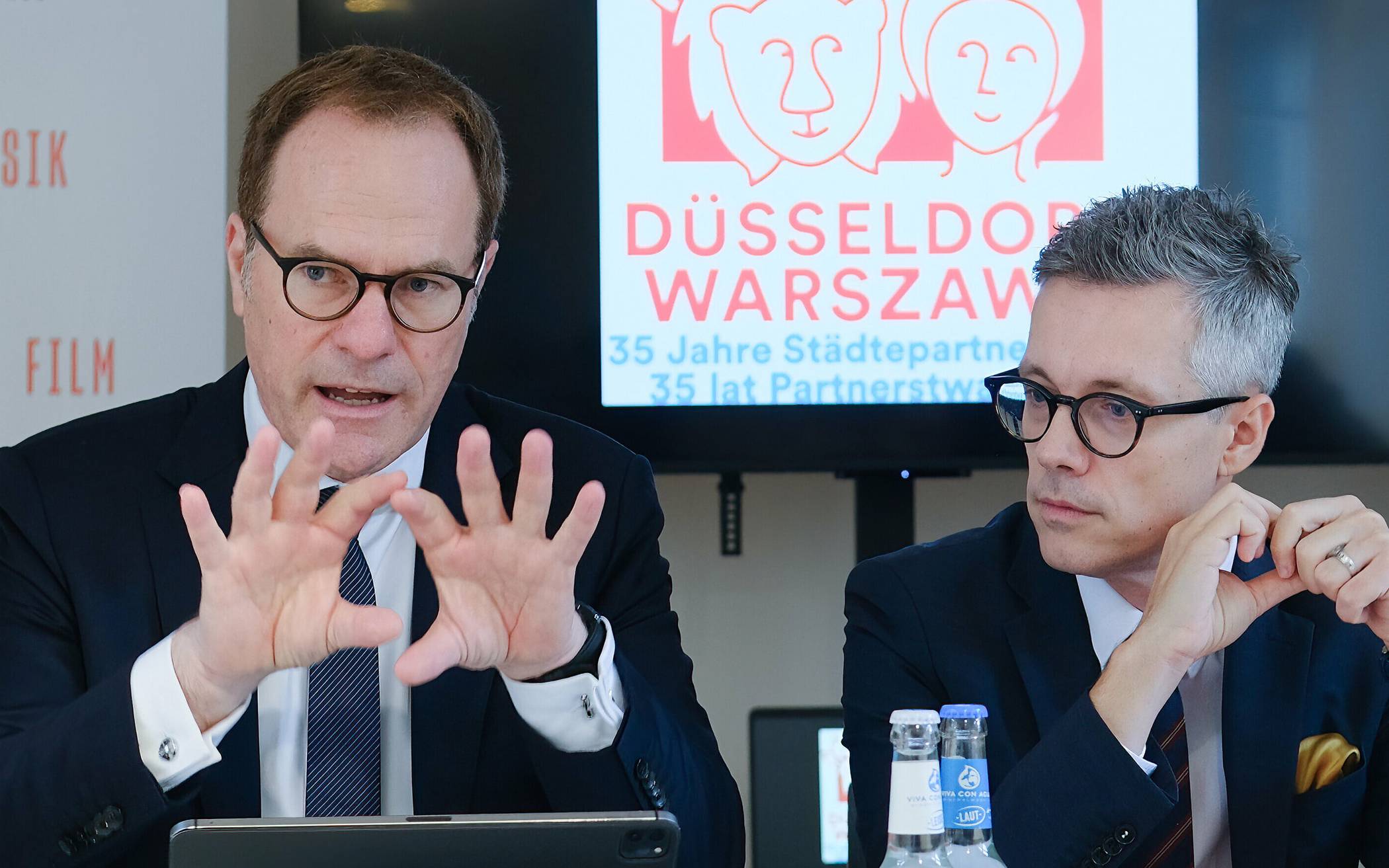 OB Stephan Keller und Rafa&#x142; Sobczak,