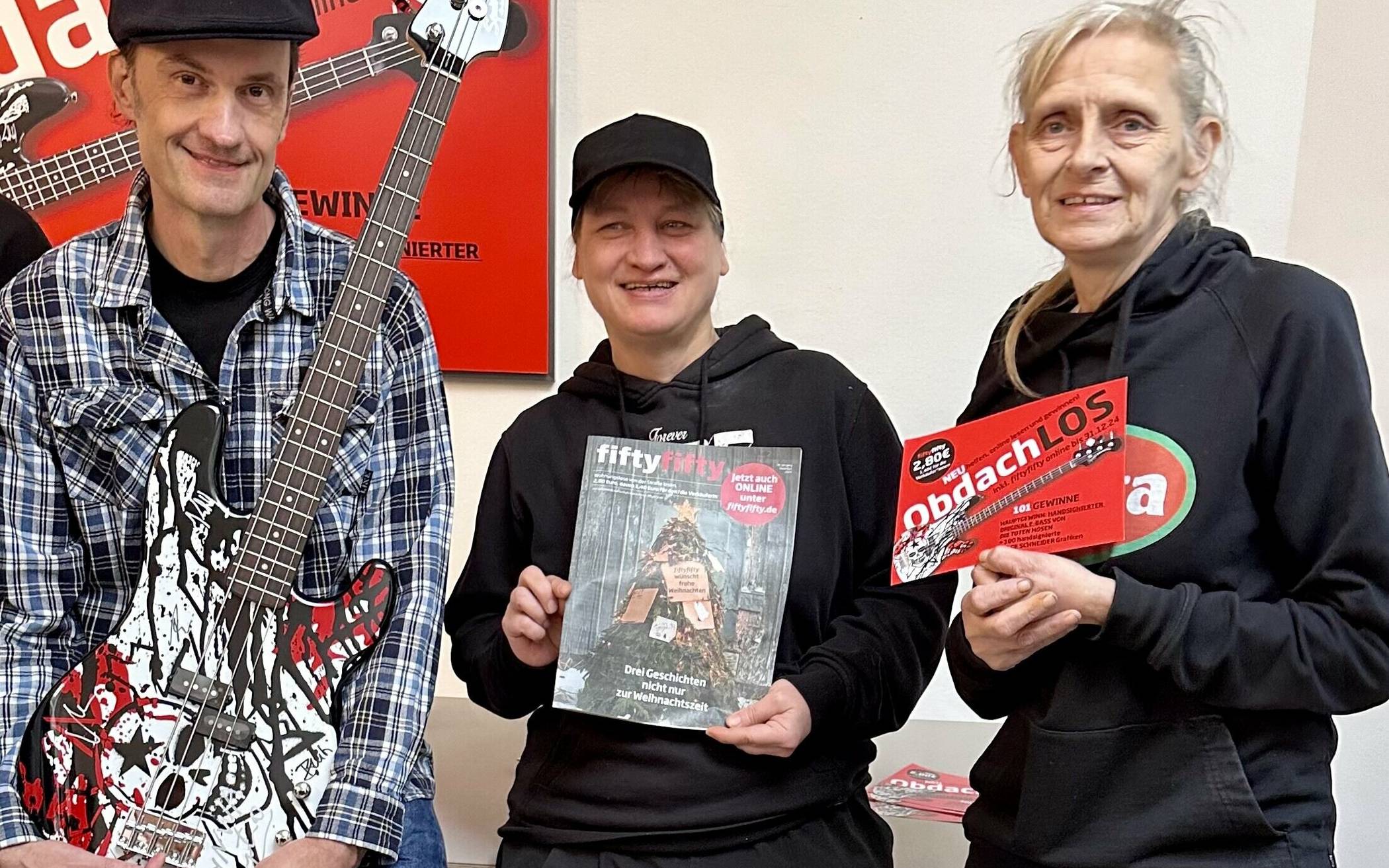 Tote Hosen Breiti Bass Obdach-Los fiftyfifty