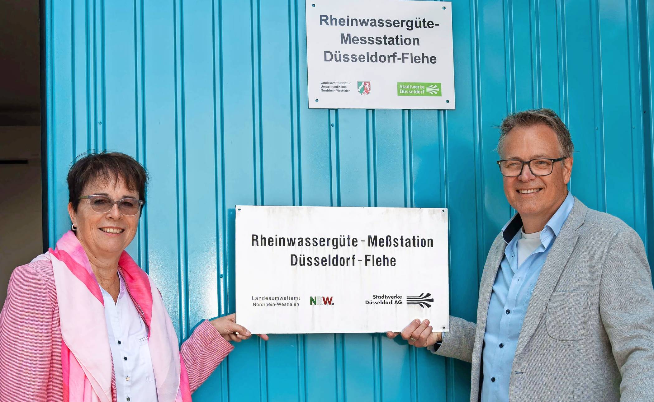 Elke Reichert und Christoph Wagner an