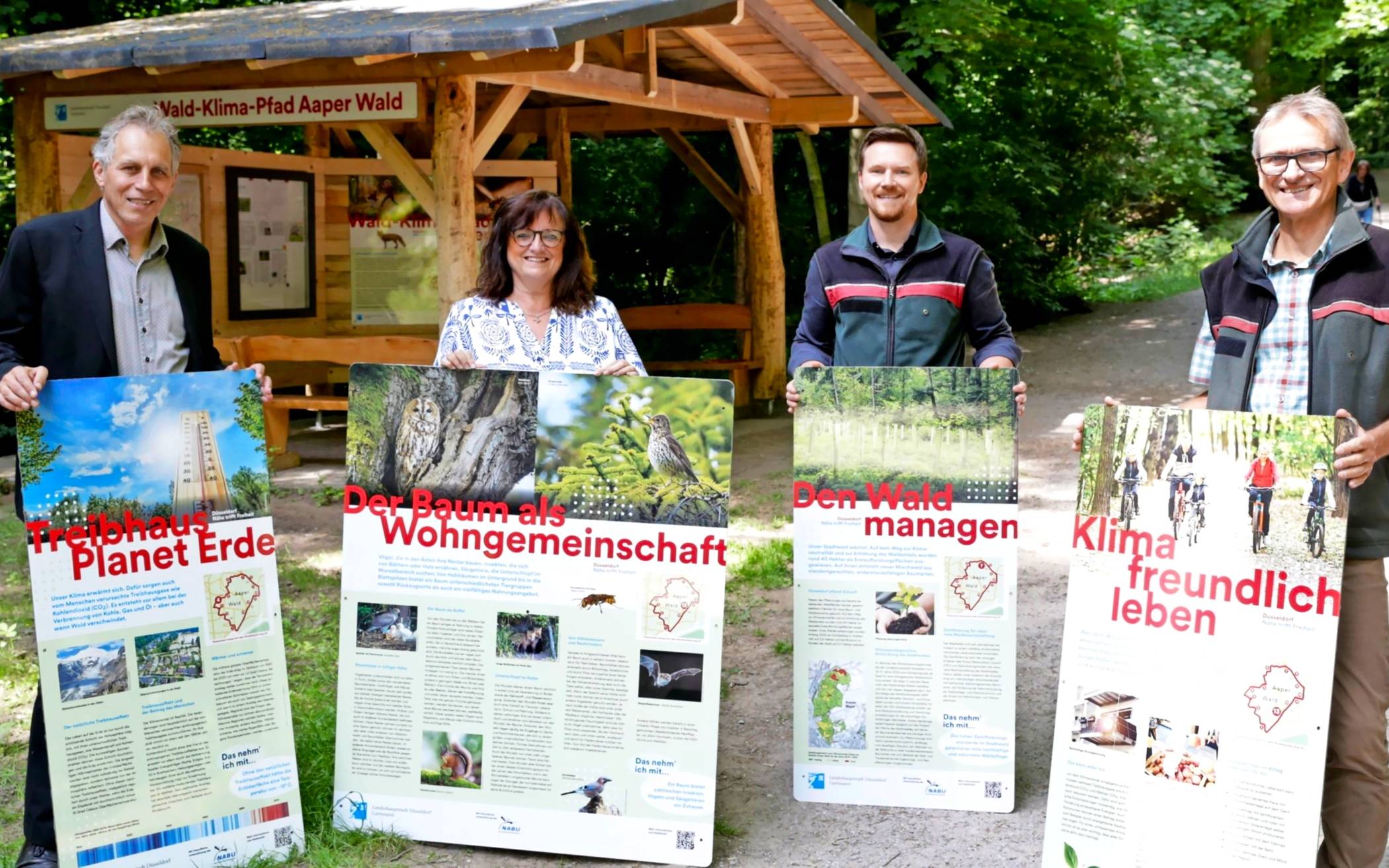 Offizielle Eröffnung des Wald-Klima-Pfads im Aaper