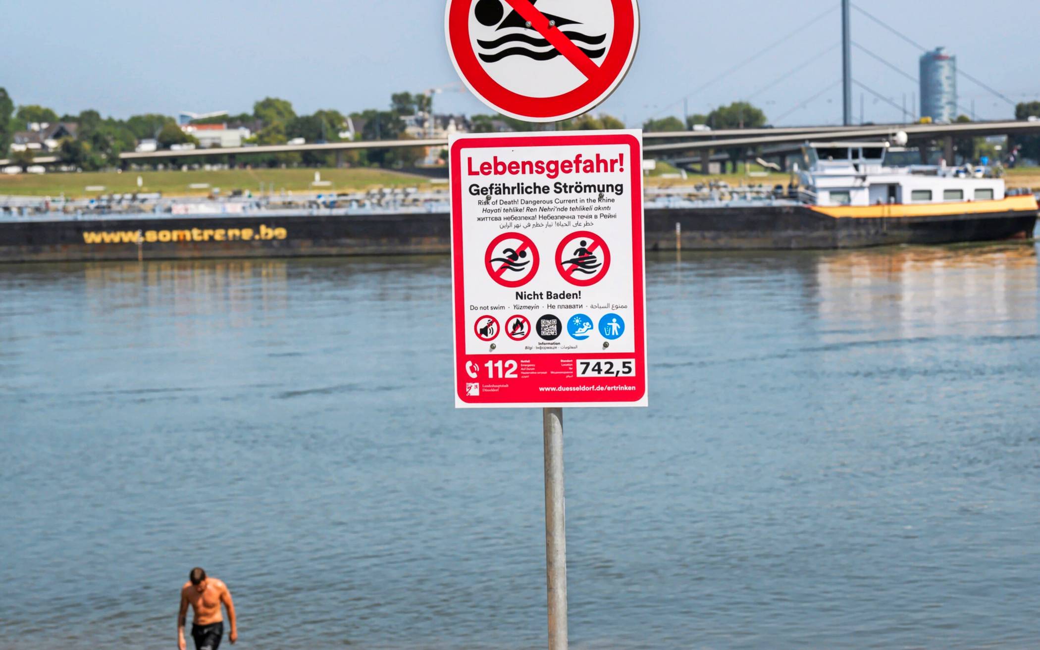 Seit Donnerstag ist das Baden im