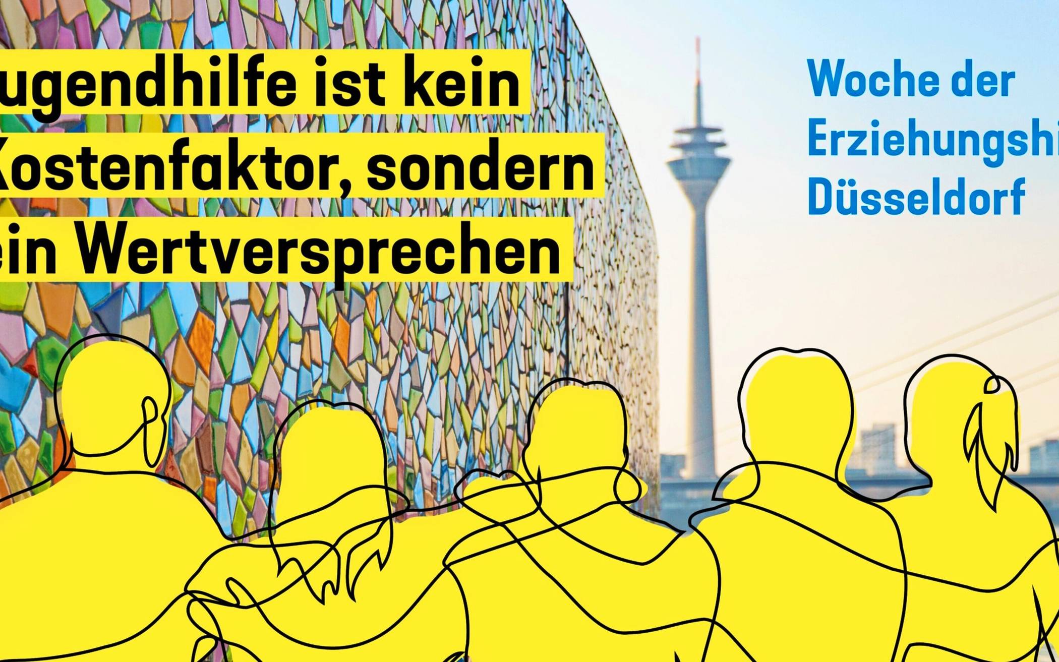  Kampagnen-Motiv der Jugendhilfeträger. 