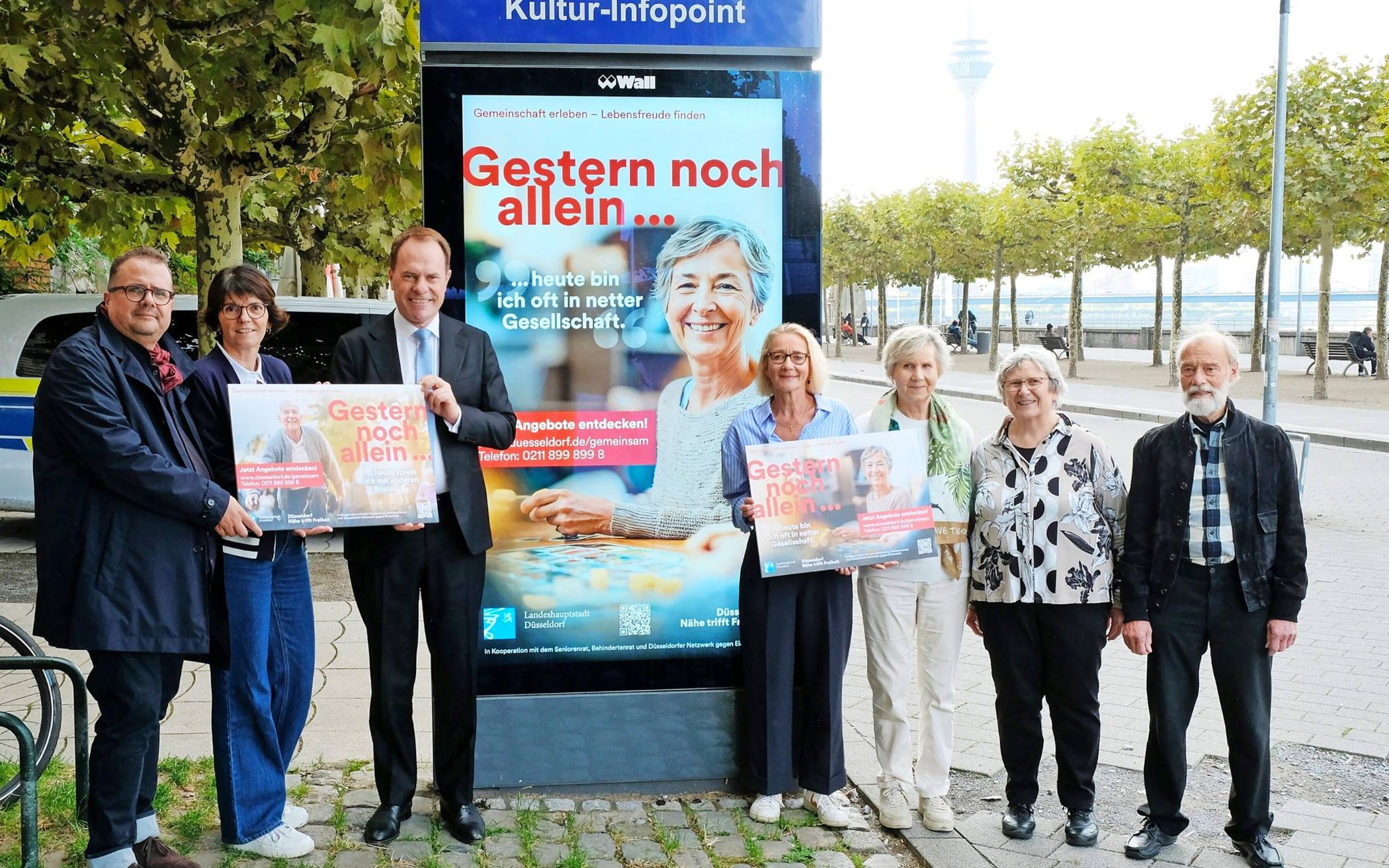 Gaben den Startschuss für die Kampagne