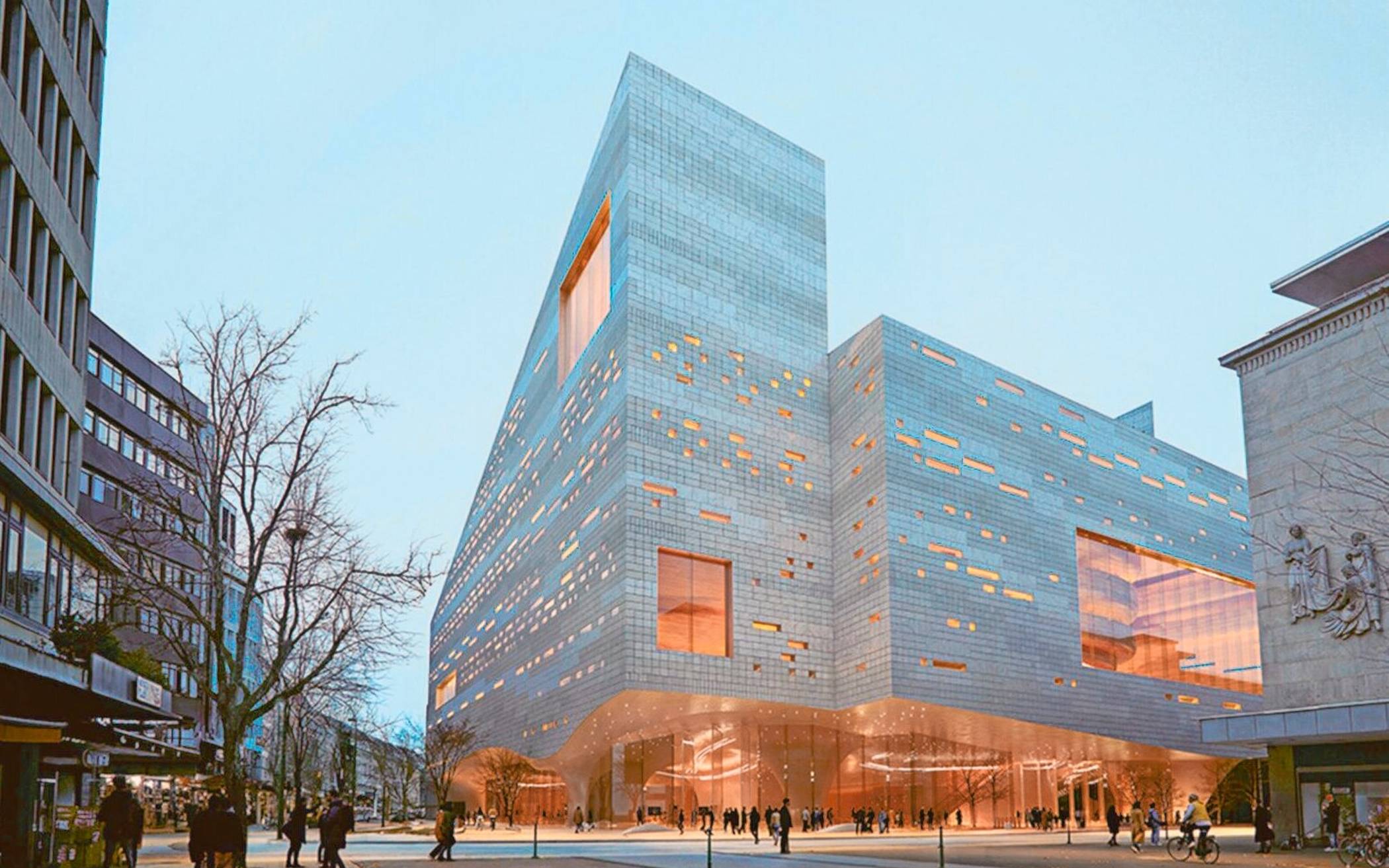 Düsseldorfs mutmaßliche neue Oper am Wehrhahn.