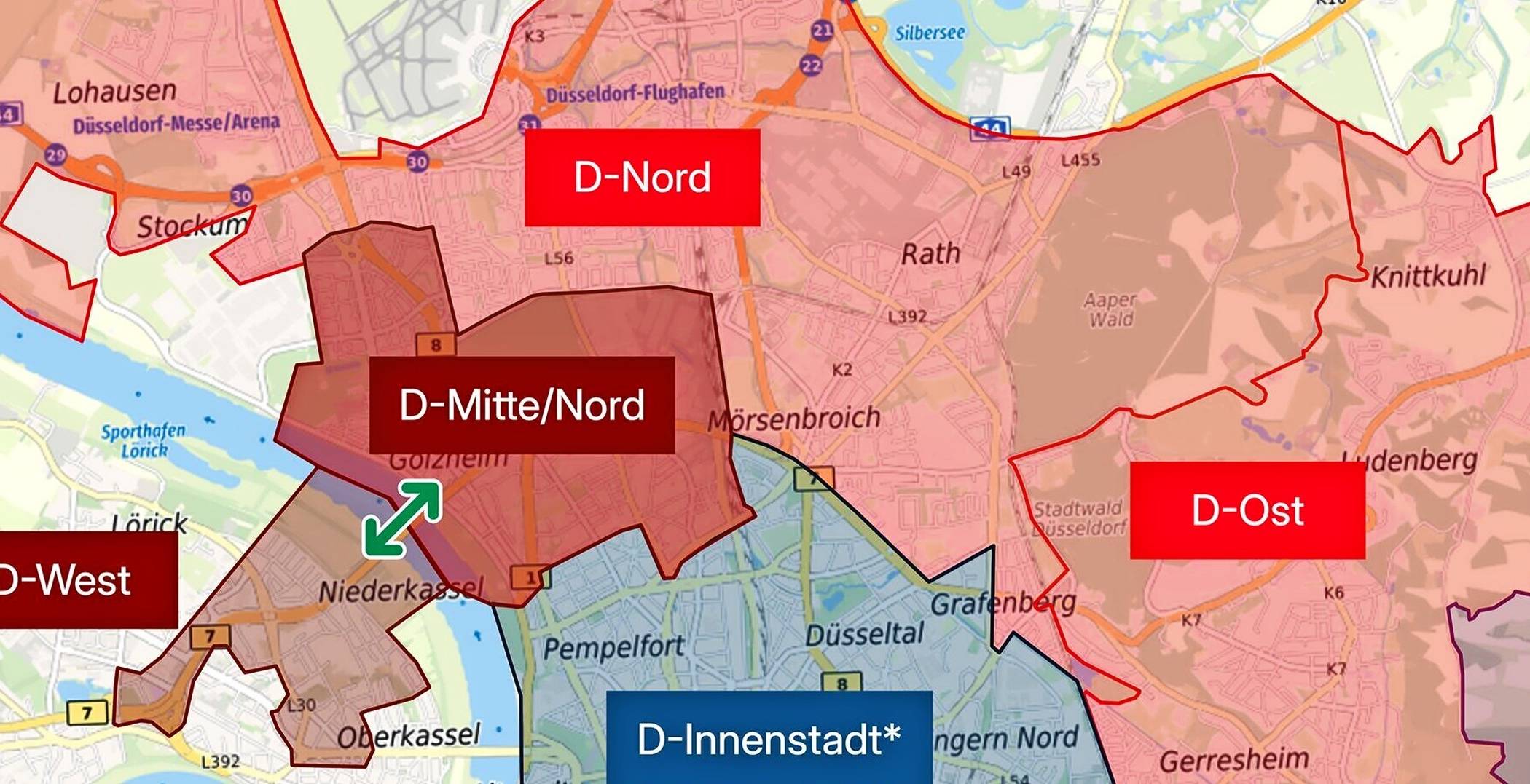 Aufgrund der Brückensperrung richtet die Rheinbahn
