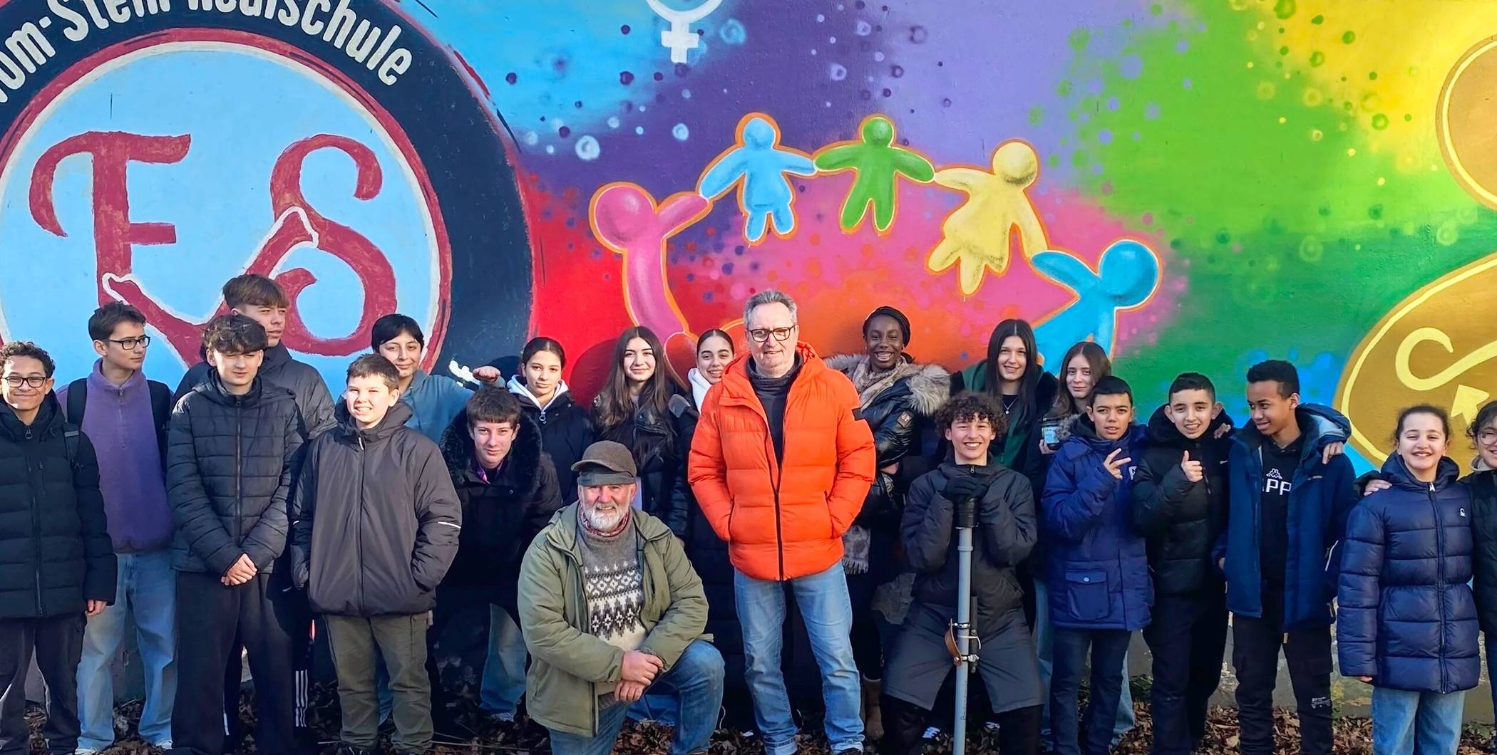 Auf dem Schulgelände der Freiherr-vom-Stein-Realschule ist