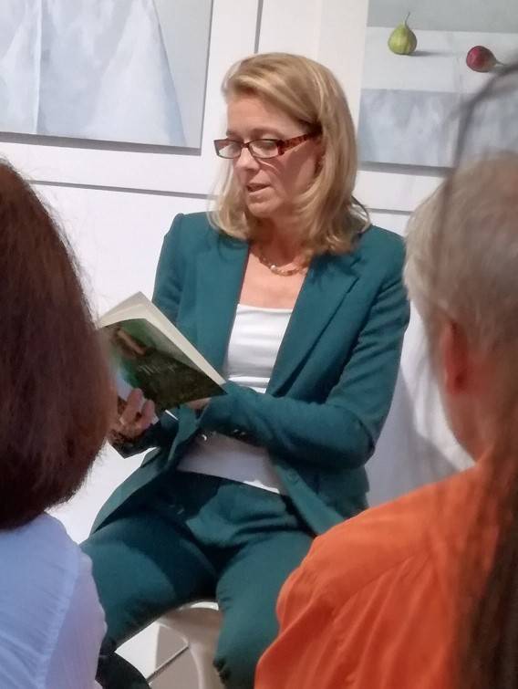  Stefanie Hohn liest aus ihrem neuen Werk auf der Buchmesse. 