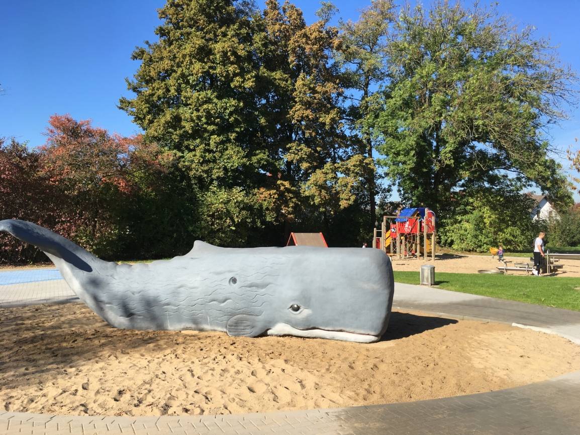 Der Wasserspielplatz in Vennhausen ist eröffnet