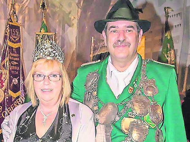  Hans-Peter und Gabi Hollek sind das noch amtierende Oberbilker Regimentskönigspaar. 