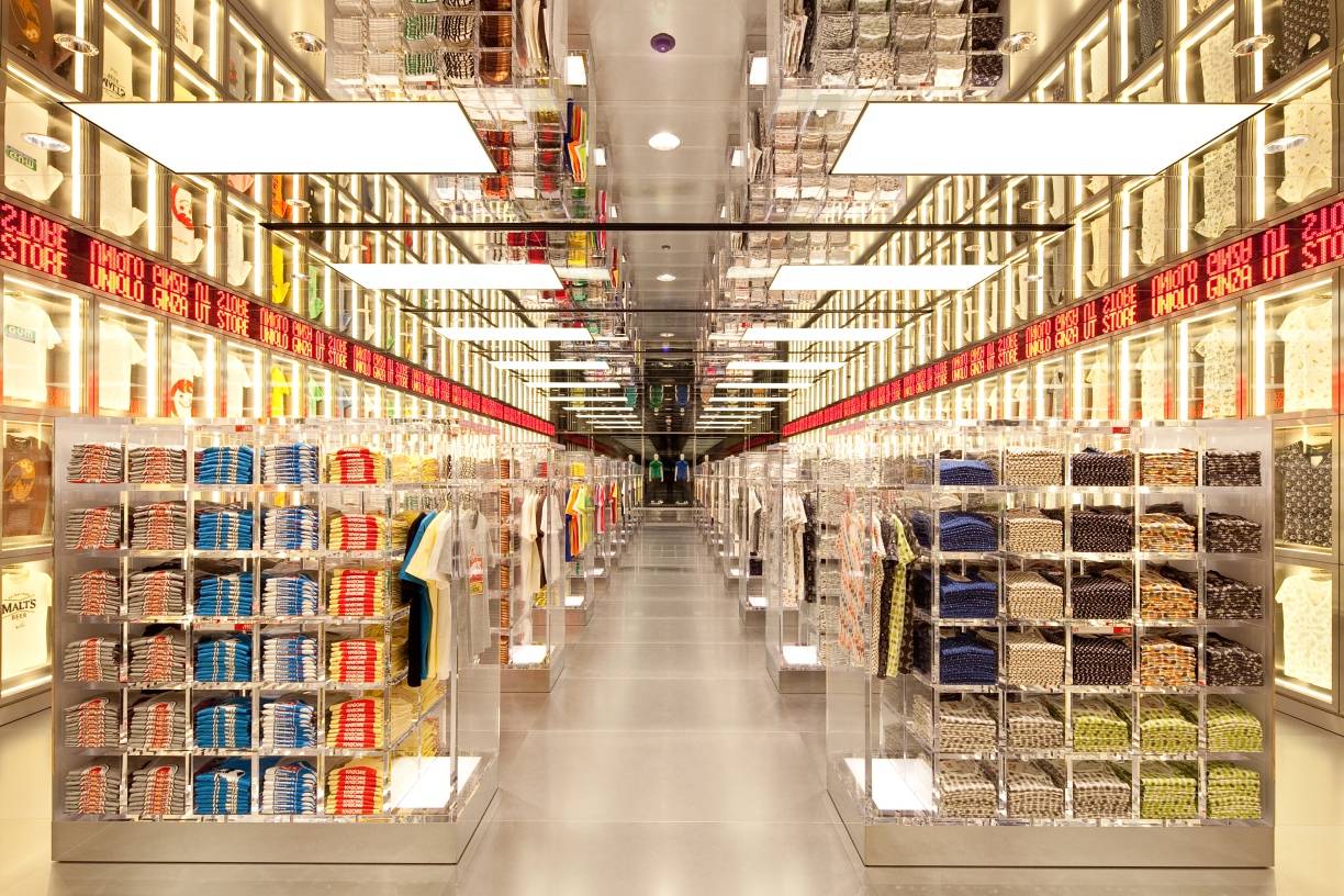  Ein Uniqlo-Store in Tokios Hauptgeschäfts- und Vergnügungsviertel Ginza. 