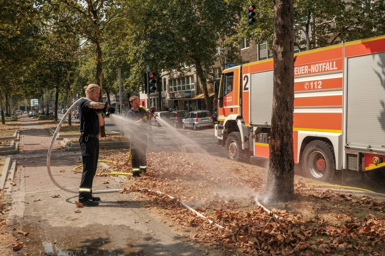 Stadt bereitet sich auf Hitzewelle vor