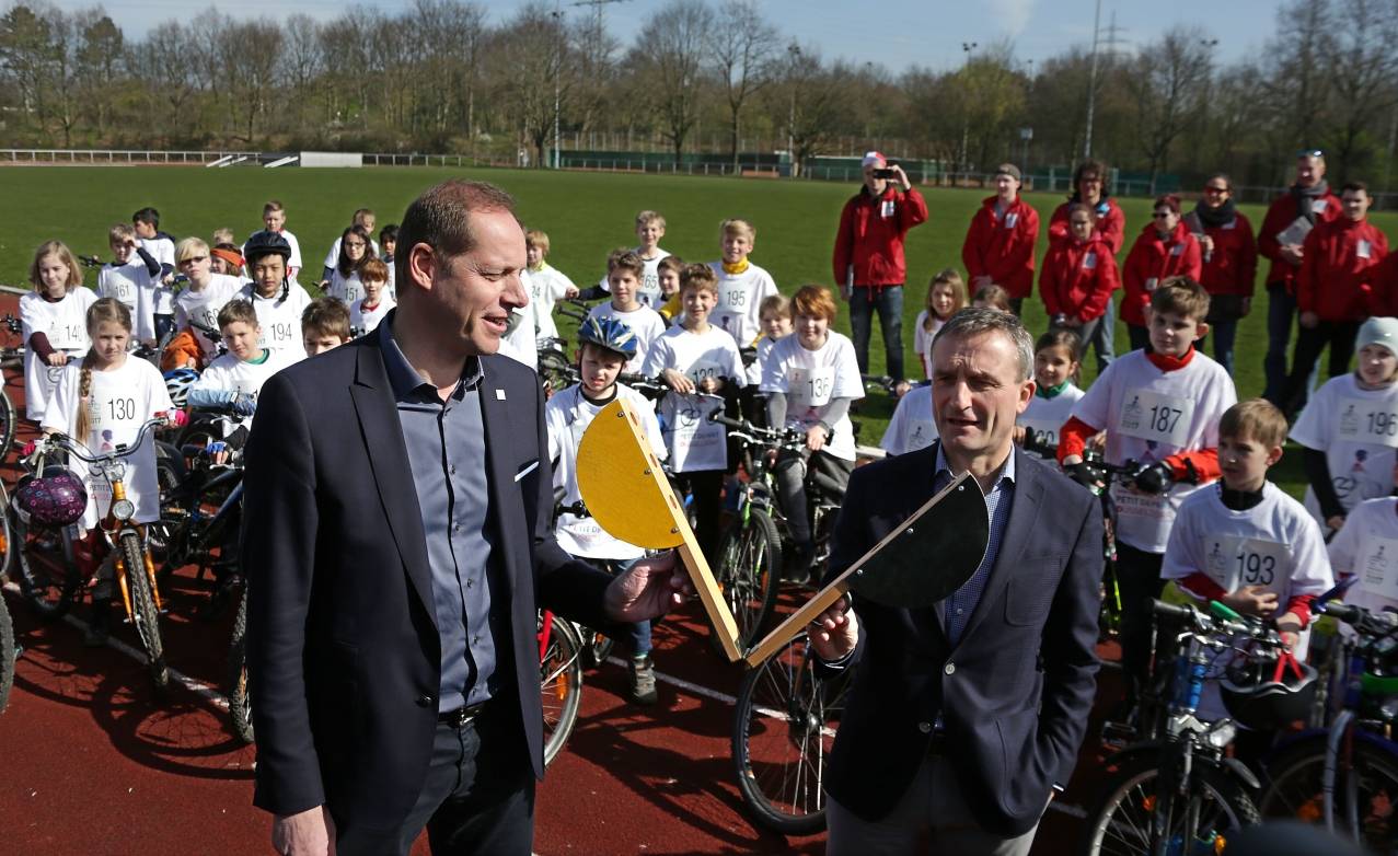 Kinderradwettbewerb startet in Oberkassel