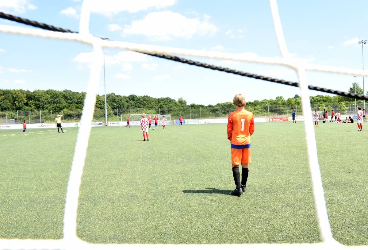 Szenen aus dem Mini-WM Turnier
