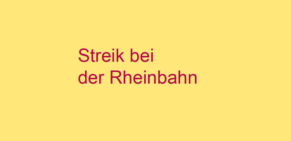 Warnstreik am Mittwoch