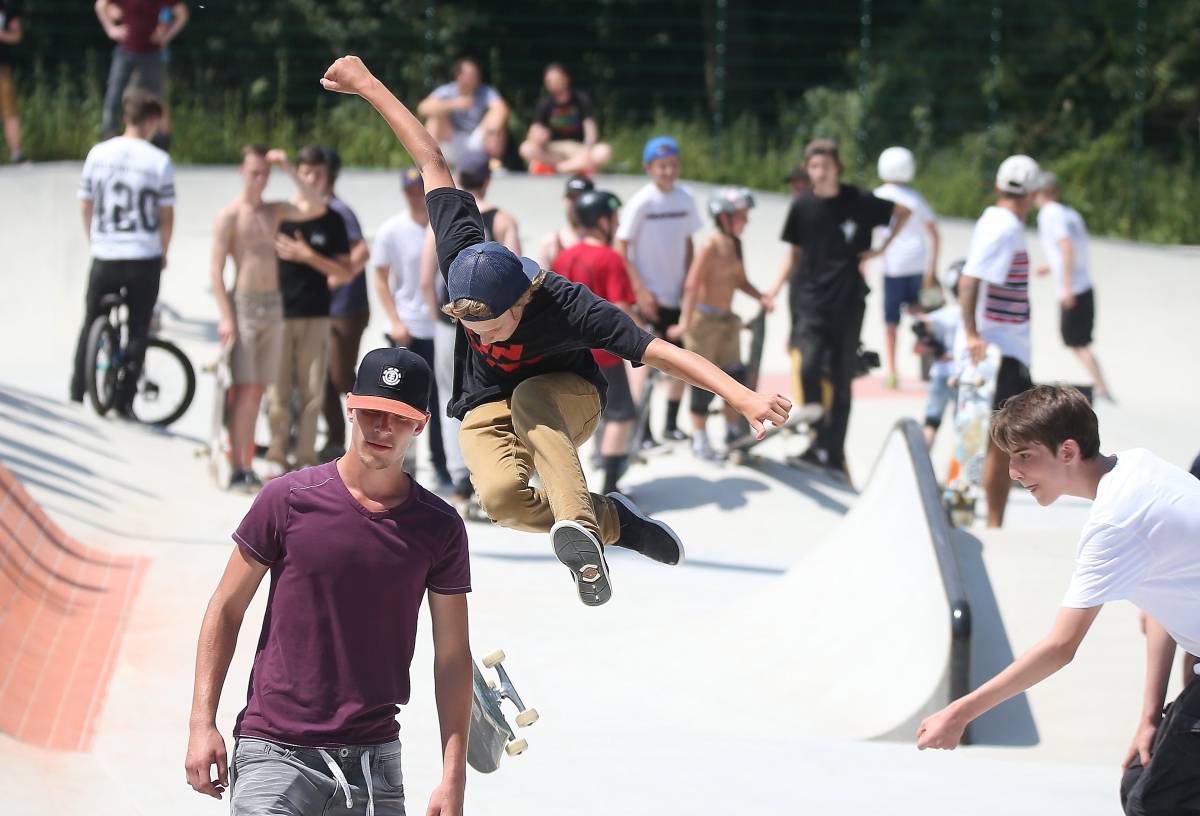 Deutschlands größter Skatepark eröffnet in Eller