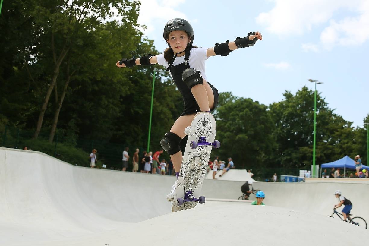Die Deutsche Vize Amateurmeisterin Charlotte Malchin (9) bei der Eröffnung des...