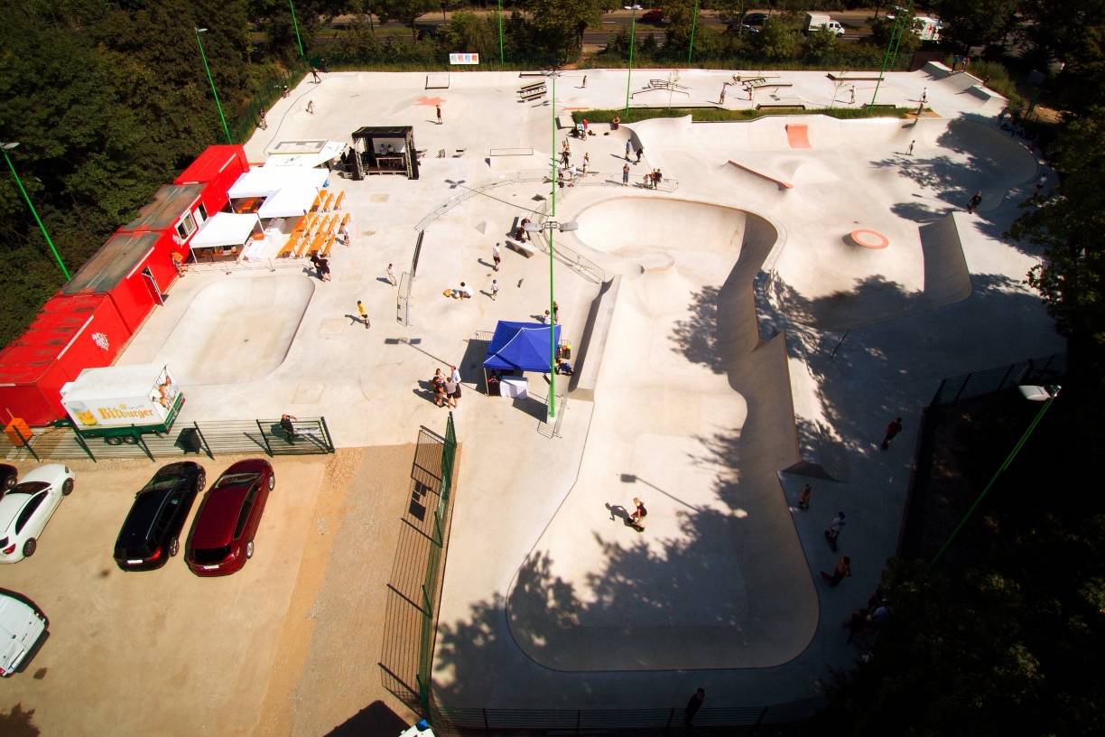 Der Skatepark von...