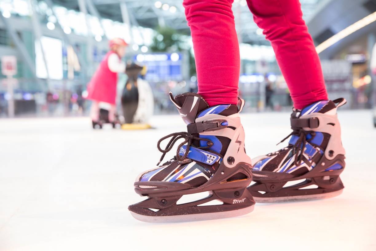 Airport on Ice: Auf Kufen durchs Terminal