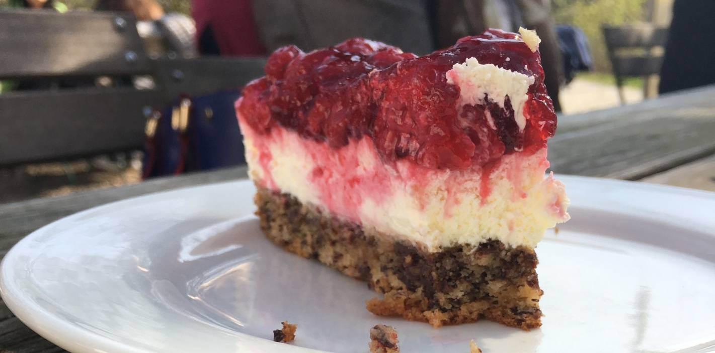  Himbeertorte zum Anbeißen im Café Illbeck 