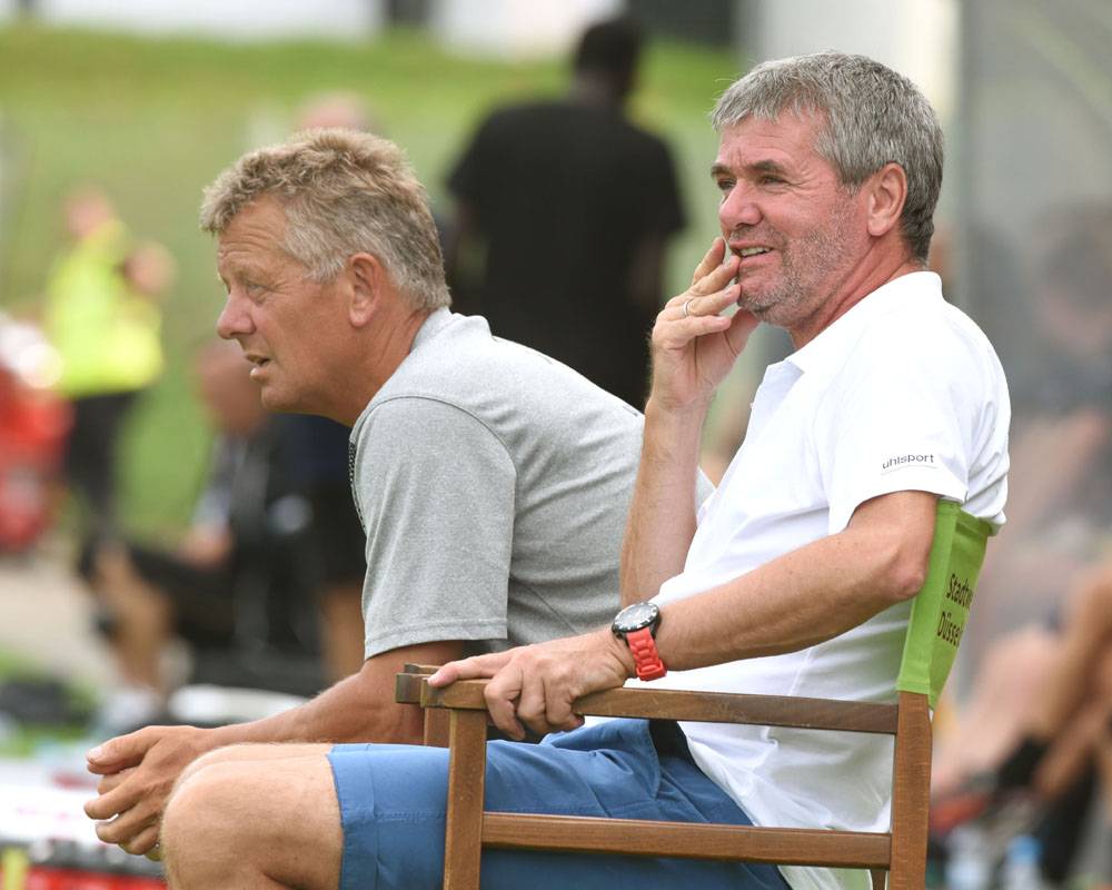  Peter Hermann (l.) kehrt zu den Bayern zurück. Friedhelm Funkel braucht einen neuen Co-Trainer. 