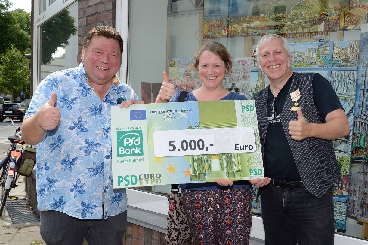 Grand Départ in Düsseldorf: 5.000 Euro Spenden kamen bei Tour de France-Party zusammen