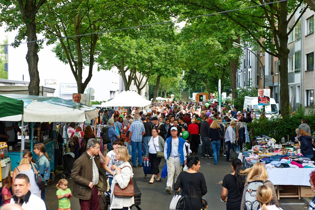  Rund 20.000 Besucher kamen im vergangenen Jahr zum Internationalen Straßenfest nach Flingern. 