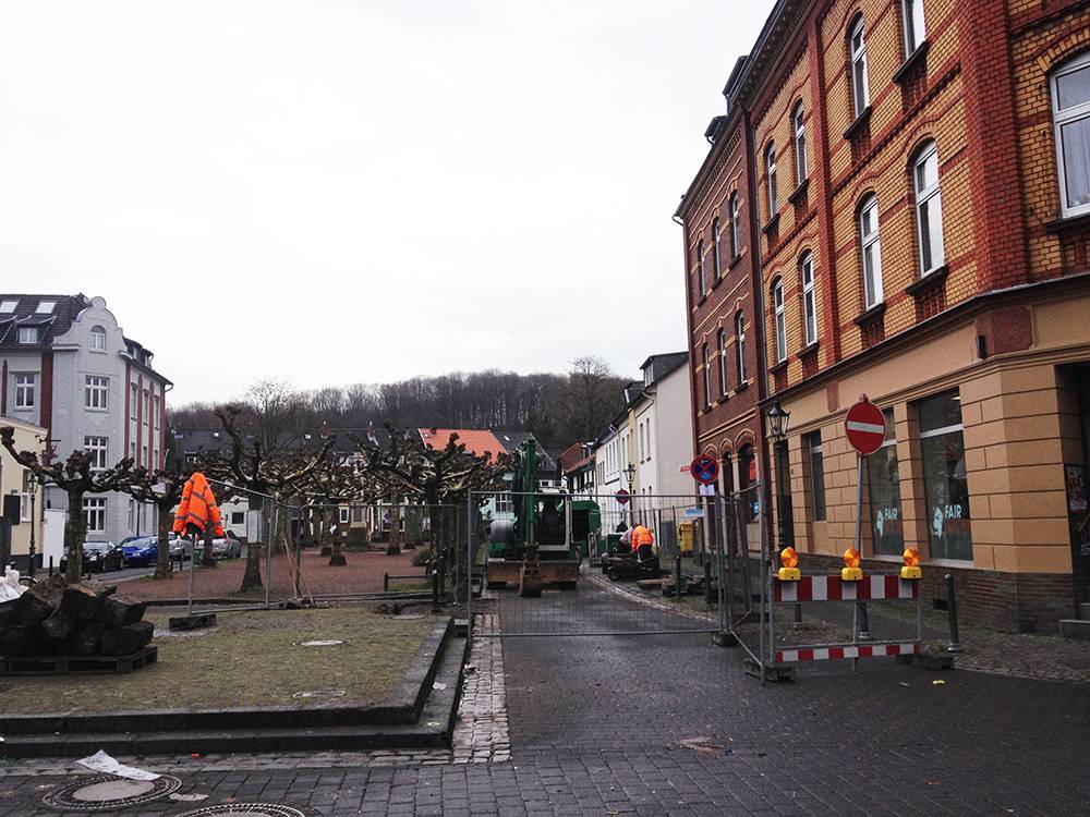 Vier Monate Baustelle am Alten Markt