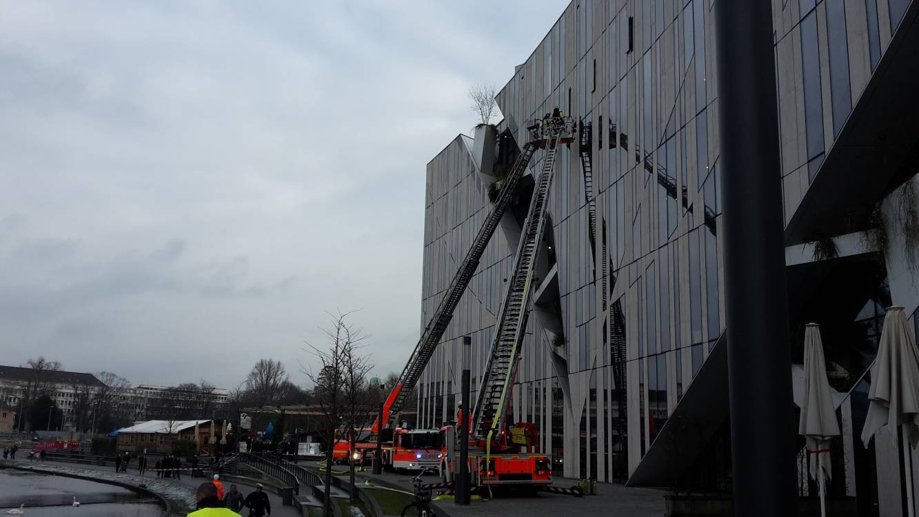 Brand im Kö-Bogen