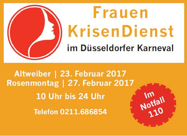 Frauen-KrisenDienst: Mehr Sicherheit an Karneval