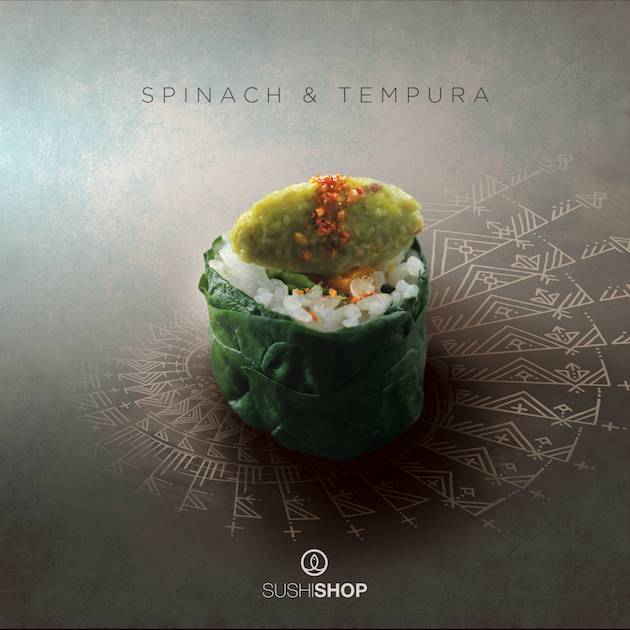 Jetzt neu: Die Spinach &amp; Tempura Maki...