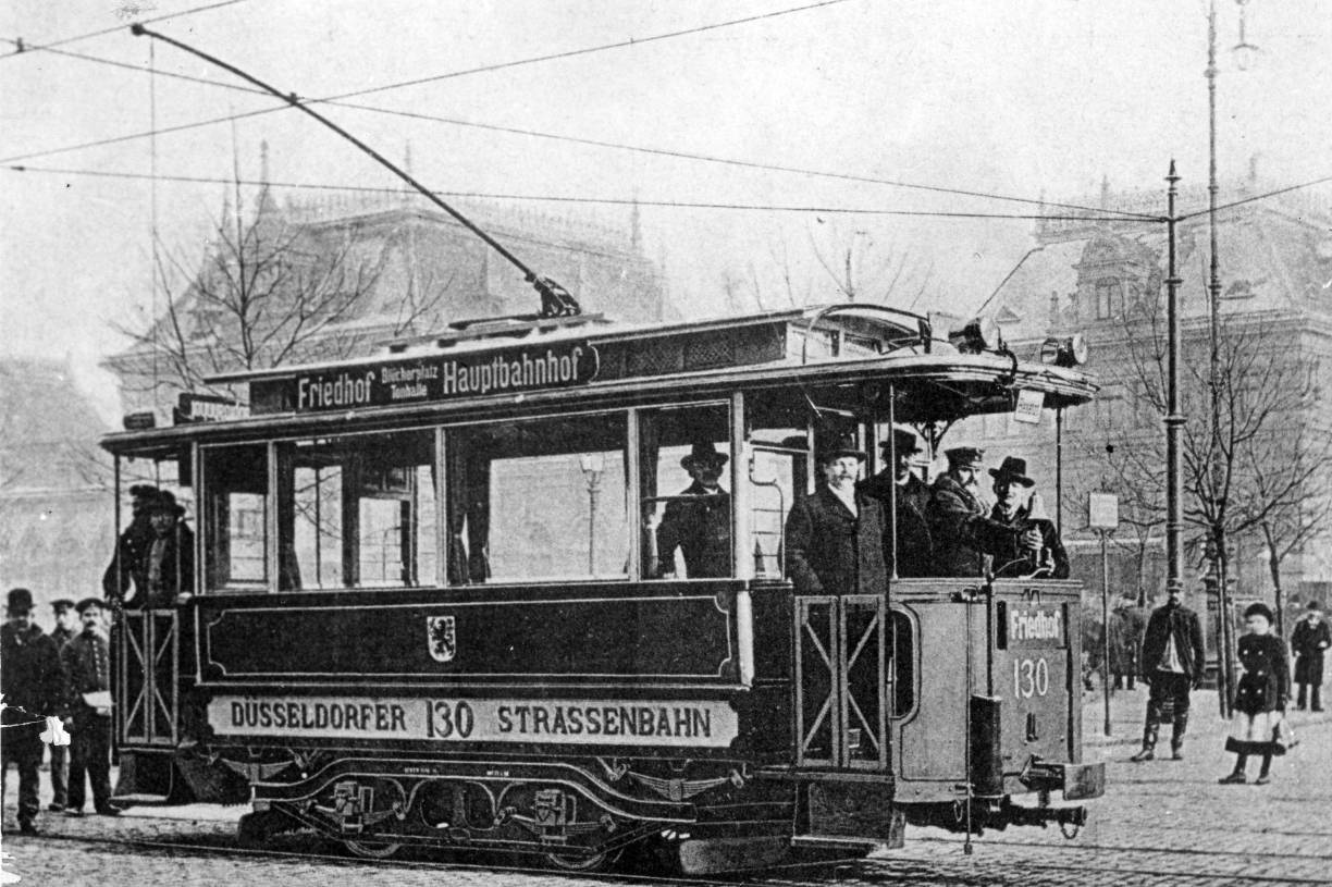 120 Jahre Rheinbahn: Am Hauptbahnhof 1903
