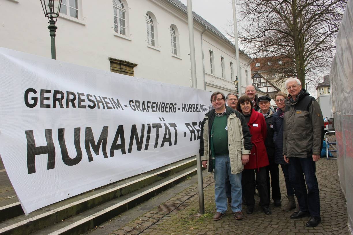 Gerresheimer Politiker zeigen Haltung