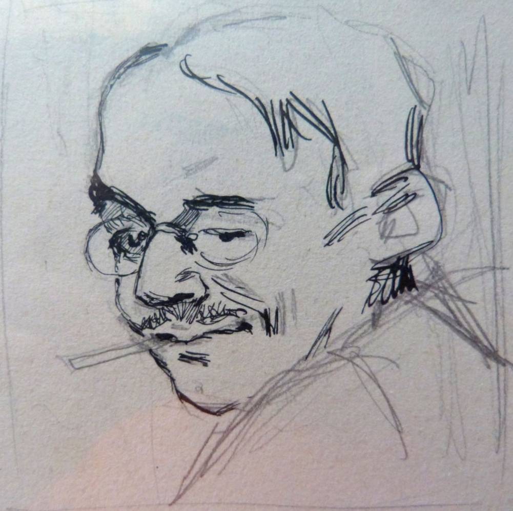  Ernst Stege (1896 - 1918) im Selbstporträt. 