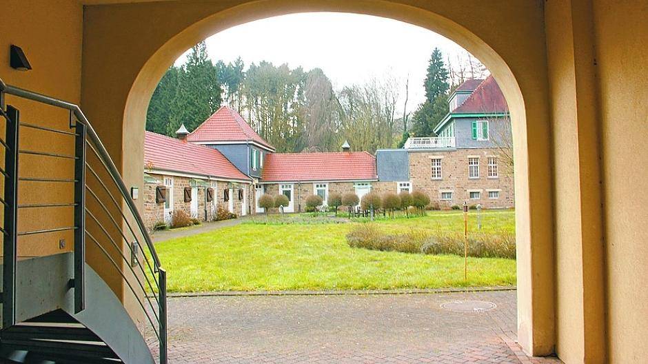  Blick in den großen Innenhof. 
